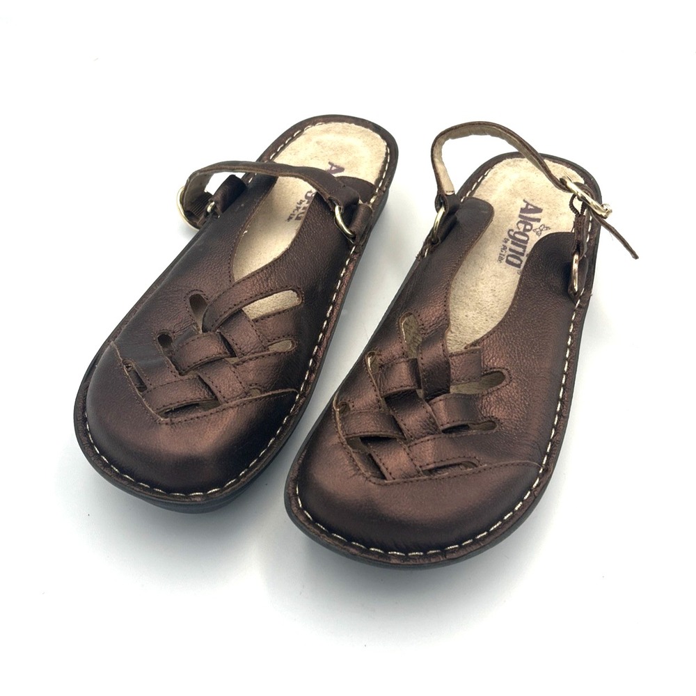Alegria Freesia Clogs Mule Shoes Women's Size 40 Bronze FRE-201